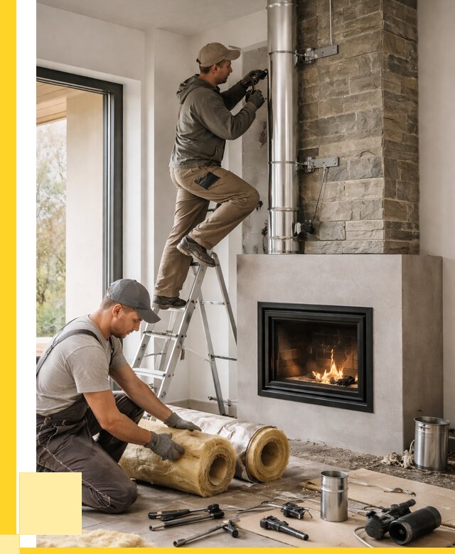 Монтаж дымоходов для каминов в Лыткарине от 15365 р. ЭриданЛтк