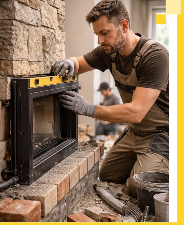 Дровяные камины под ключ в Лыткарине: монтаж, обустройство