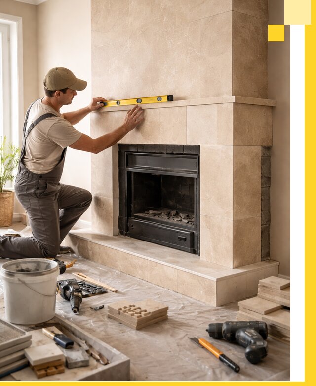 Установка и монтаж каминов в частном доме под ключ в Лыткарине