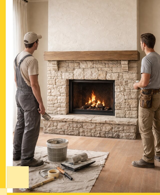 Отделка каминов в Лыткарине от 6658 р. под ключ | ЭриданЛтк