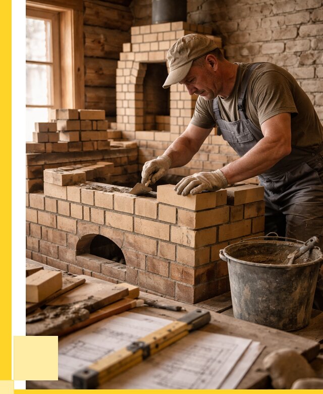 Кладка печей из кирпича в Лыткарине цены от 30729 р. - ЭриданЛтк