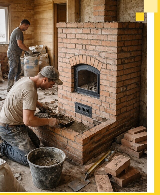 Профессиональное строительство печей в Лыткарине под ключ