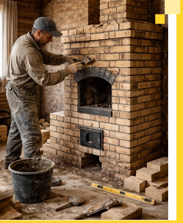 Кирпичные печи под ключ в Лыткарине: проектирование и кладка