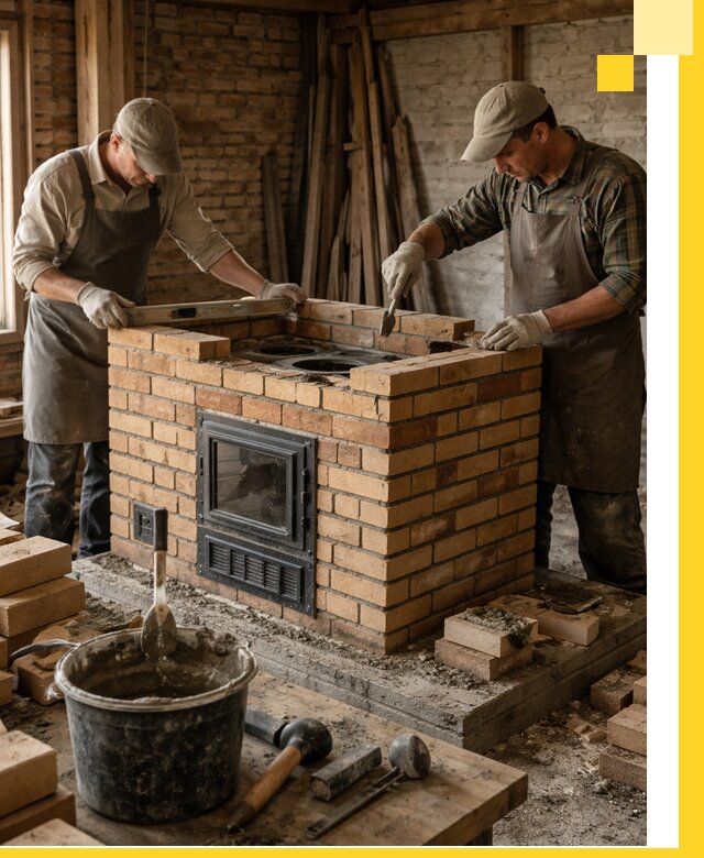 Изготовление и установка варочных печей под ключ в Лыткарине