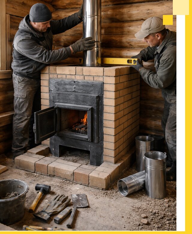 Проектирование, изготовление и установка банных печей в Лыткарине