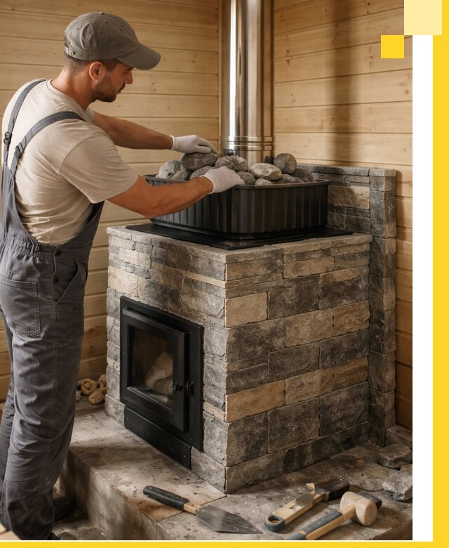 Печи для парной в Лыткарине, производство, монтаж и обслуживание