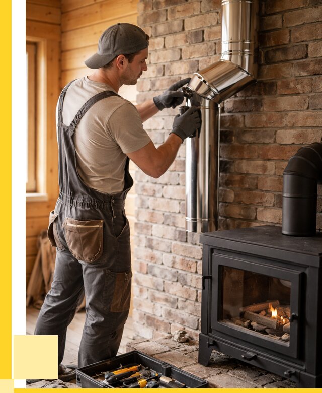 Монтаж дымоходов для печей в Лыткарине от 7682 р. | ЭриданЛтк