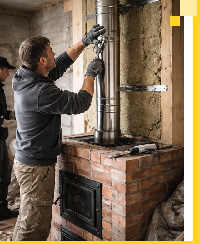 Изготовление и монтаж печей и дымоходов под ключ в Лыткарине