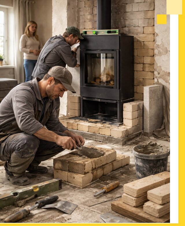 Печи и камины под ключ: проект, установка в Лыткарине