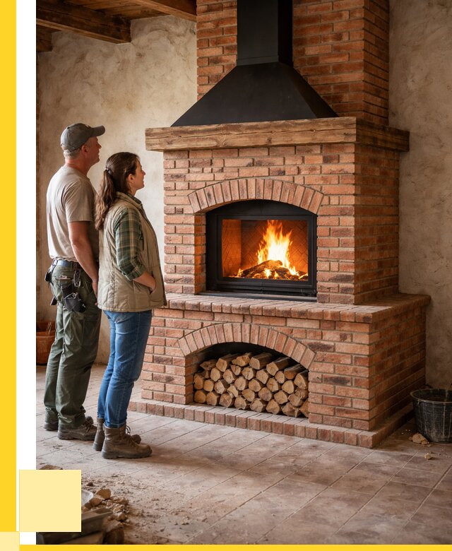 Печи камины из кирпича в Лыткарине от 122916 р. | ЭриданЛтк