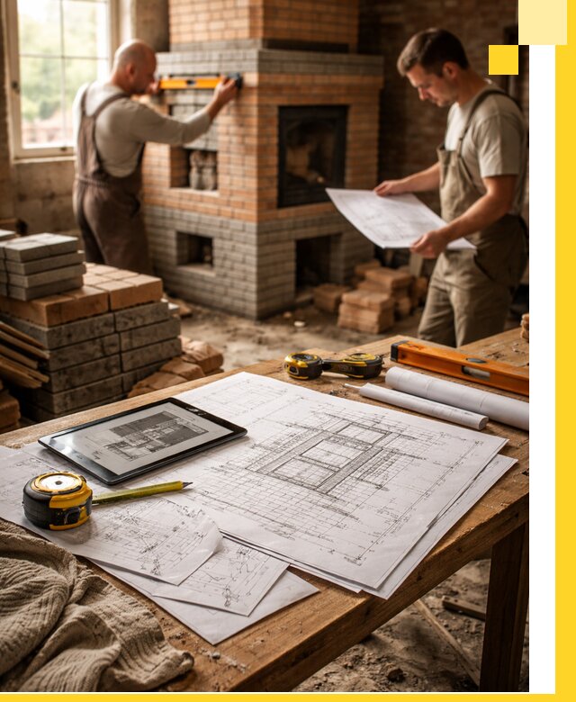 Проекты печей и каминов с индивидуальным дизайном в Лыткарине