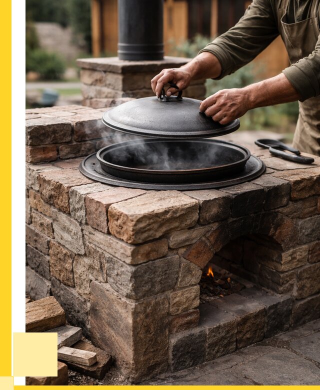 Печи для казана в Лыткарине по цене от 18437 р. | ЭриданЛтк