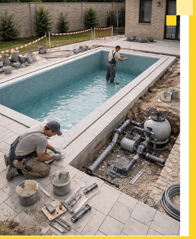 Строительство бассейнов под ключ в Лыткарине: проекты и монтаж