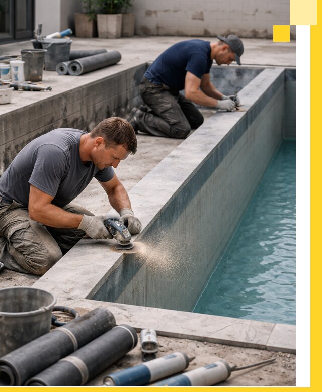 Профессиональный ремонт бассейнов под ключ в Лыткарине