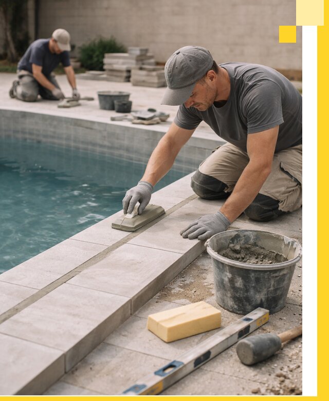 Отделка бассейнов в Лыткарине: декоративная отделка и гидроизоляция