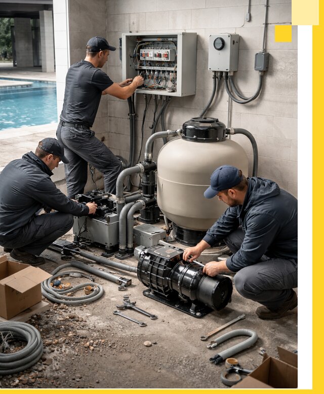 Профессиональный монтаж оборудования для бассейнов в Лыткарине