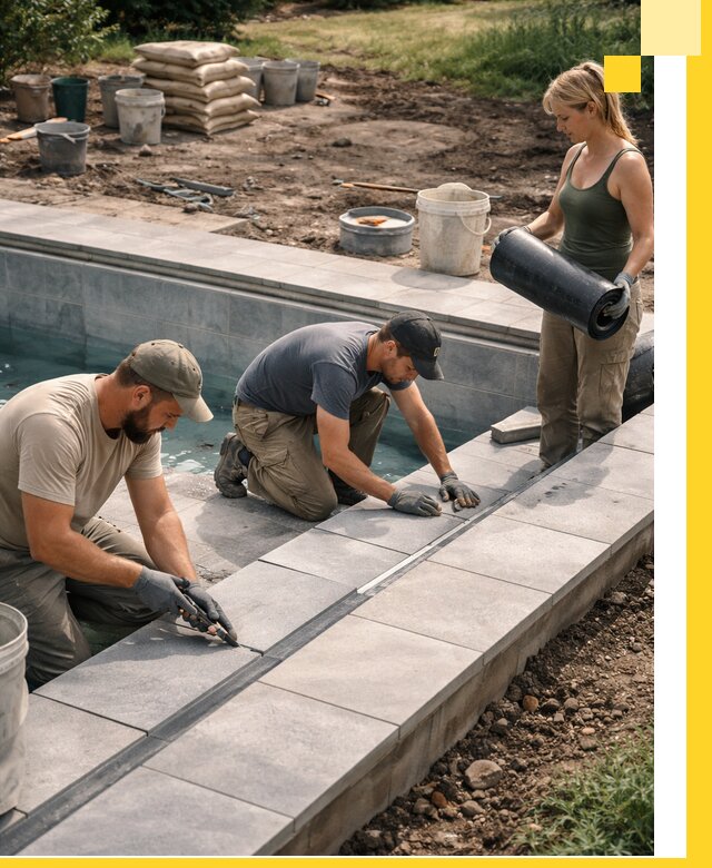 Строительство и монтаж уличных бассейнов под ключ в Лыткарине