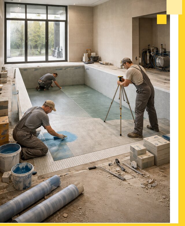 Проект и строительство закрытых бассейнов в Лыткарине под ключ