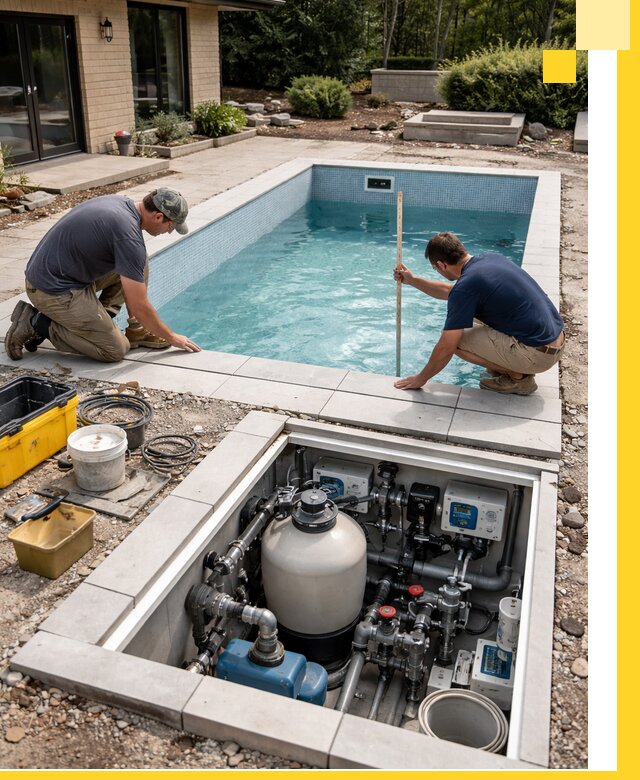 Строительство качественных домашних бассейнов под ключ в Лыткарине