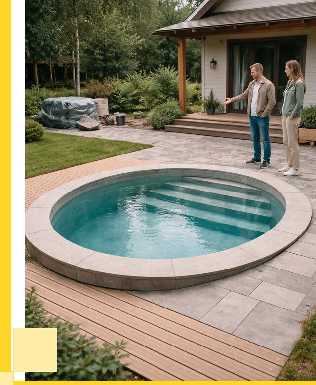 Бассейн на даче под ключ в Лыткарине от 204860 р., ЭриданЛтк