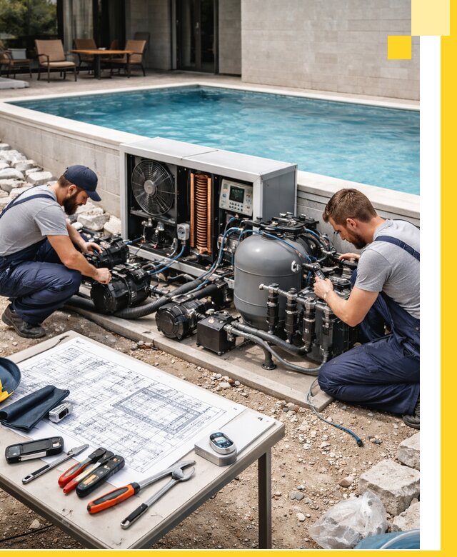 Проектирование и монтаж бассейнов с подогревом в Лыткарине