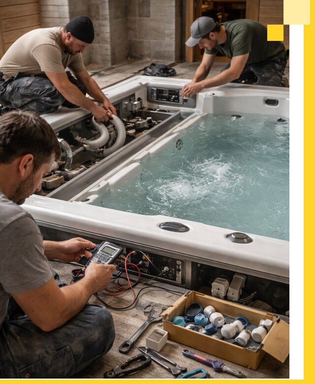 Гидромассажные бассейны под ключ в Лыткарине, дизайн и монтаж