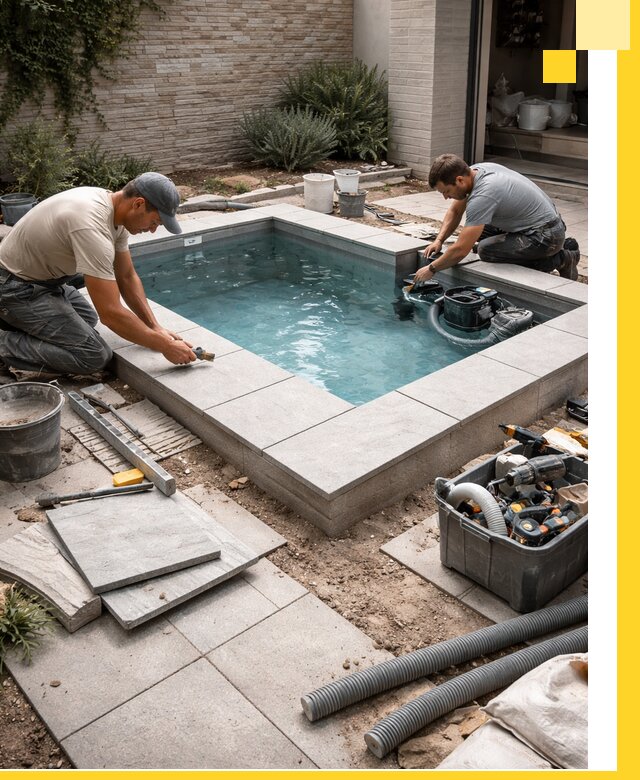 Мини бассейны под ключ в Лыткарине, дизайн и установка