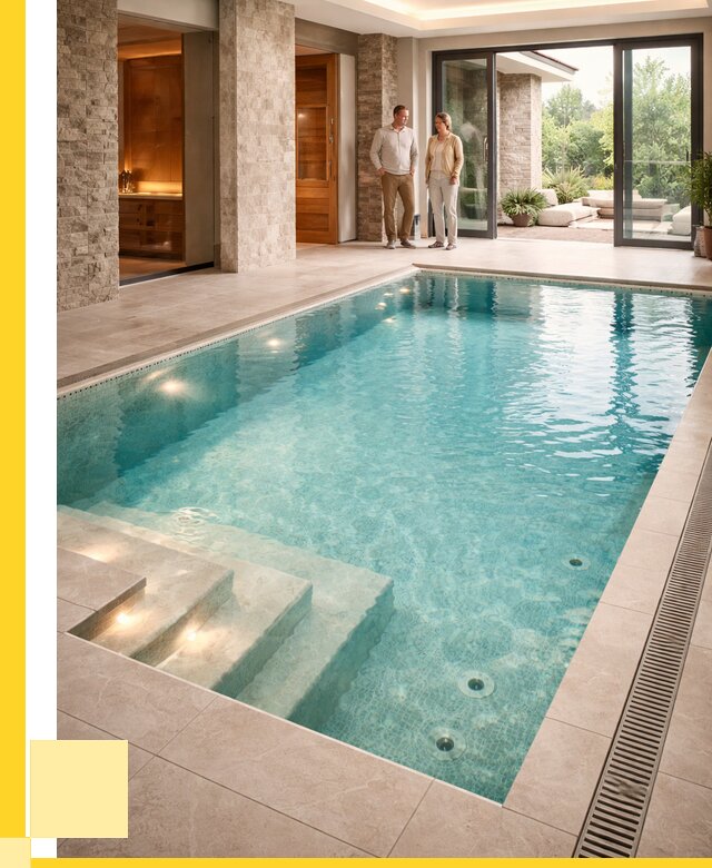 Бассейн во дворе в Лыткарине: проект, отделка от 1229160 р. | ЭриданЛтк