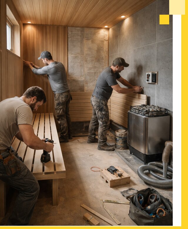 Сауны под ключ в Лыткарине, проектирование, строительство, отделка
