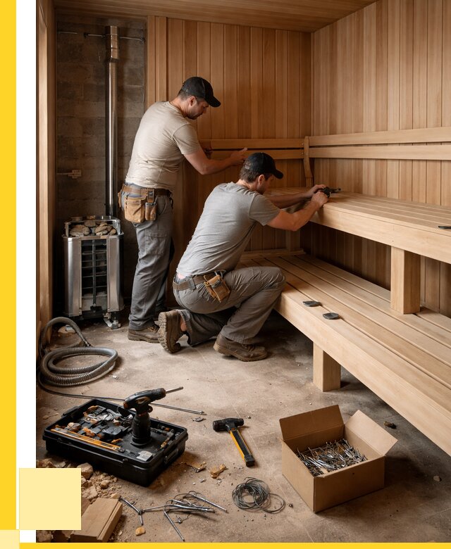 Монтаж саун под ключ в Лыткарине от 122916 р. | ЭриданЛтк