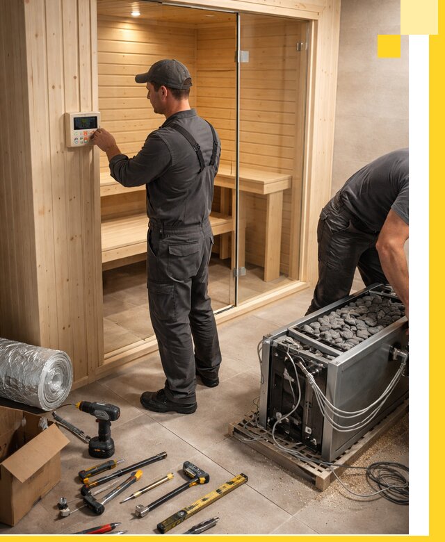 Поставка, установка и монтаж электрических саун в Лыткарине