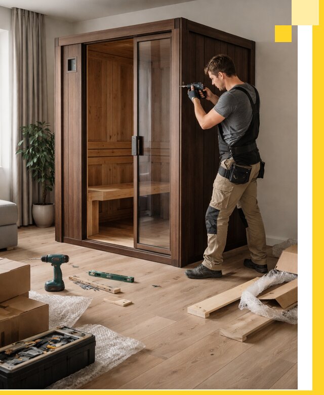 Установка и производство мини саун под ключ в Лыткарине