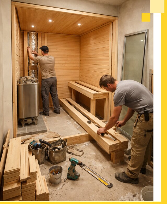 Проектирование и установка домашних саун под ключ в Лыткарине