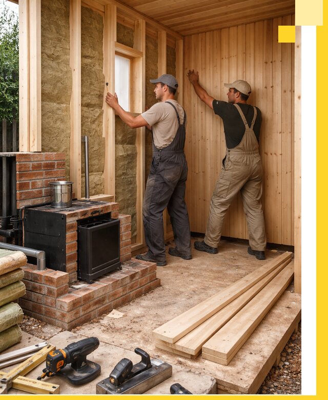 Строительство и установка дачных саун под ключ в Лыткарине