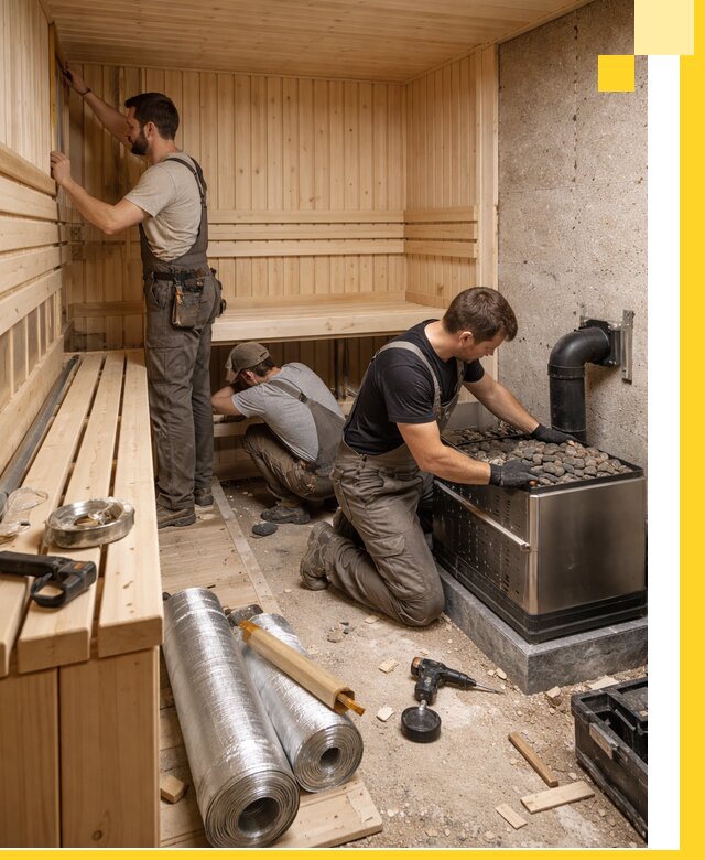 Индивидуальные сауны на заказ в Лыткарине под ключ, проект и монтаж