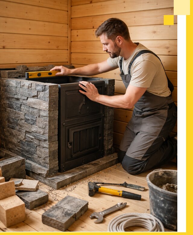 Производство и установка печей для саун под ключ в Лыткарине