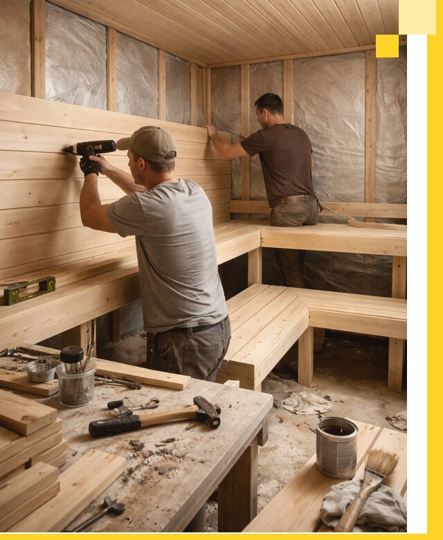 Профессиональная отделка бань и саун под ключ в Лыткарине