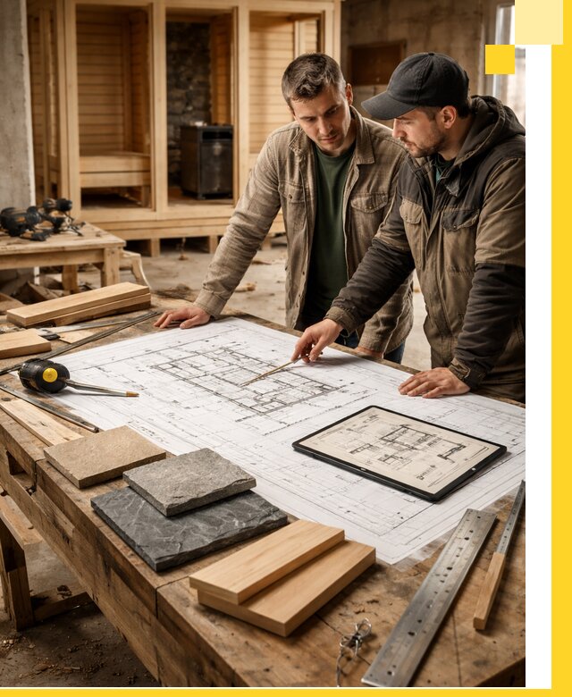 Проекты бань под ключ и планы строительства в Лыткарине