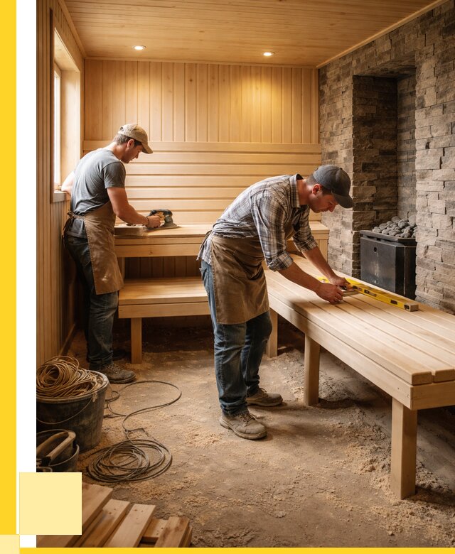 Отделка бани в Лыткарине: внутренняя отделка от 3073 р. | ЭриданЛтк