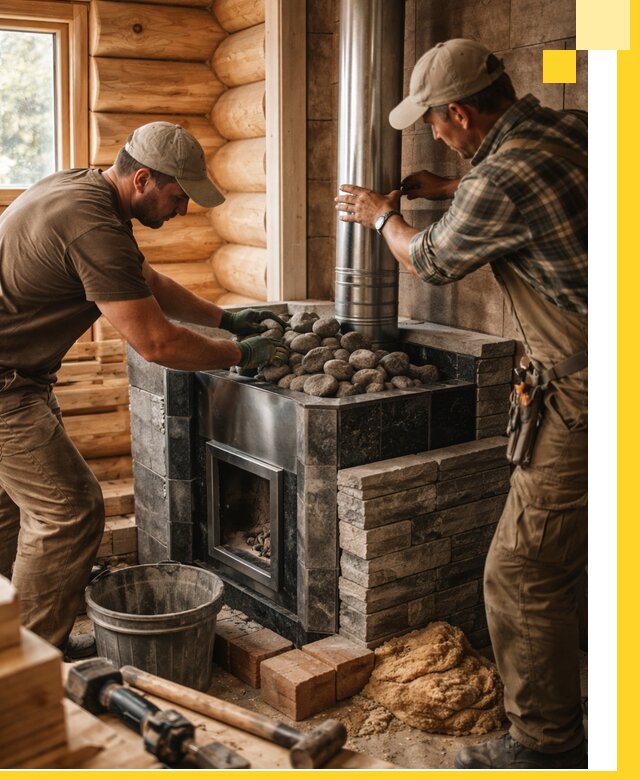 Строительство и отделка русских бань под ключ в Лыткарине