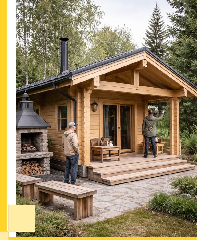 Деревянные бани под ключ в Лыткарине от 460935 р. | ЭриданЛтк