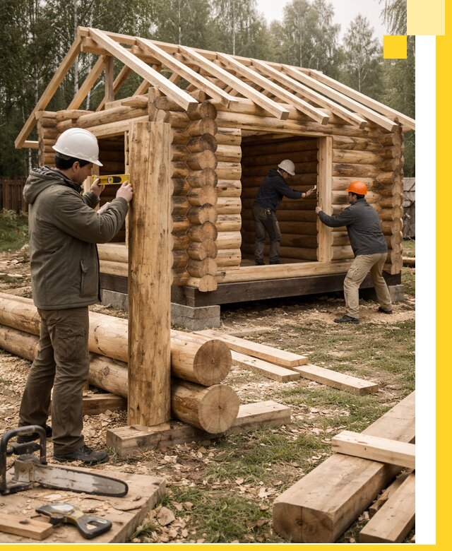 Строительство бань для дачи под ключ в Лыткарине с доставкой и монтажом