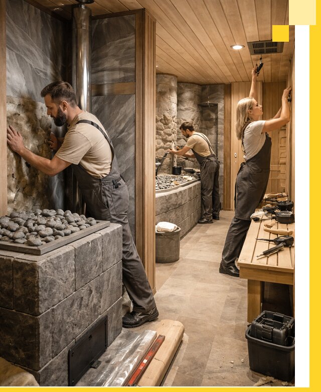Строительство бань и SPA процедур в Лыткарине под ключ и отделкой