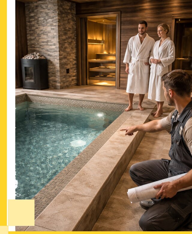 Проект бани с бассейном под ключ в Лыткарине от 66580 р. | ЭриданЛтк