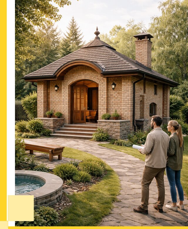 Проект кирпичной бани в Лыткарине от 30729 р. | ЭриданЛтк