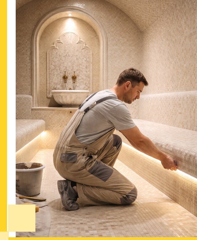 Отделка хамамов под ключ в Лыткарине от 5634 р. | ЭриданЛтк