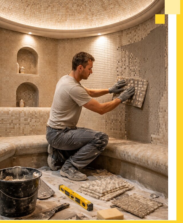 Устройство и монтаж домашнего хамама под ключ в Лыткарине