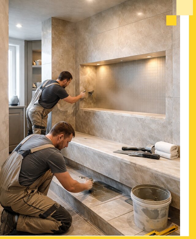 Профессиональное строительство хамама в квартире в Лыткарине