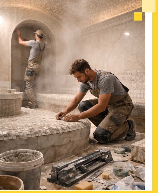 Профессиональный дизайн хамама и SPA под ключ в Лыткарине