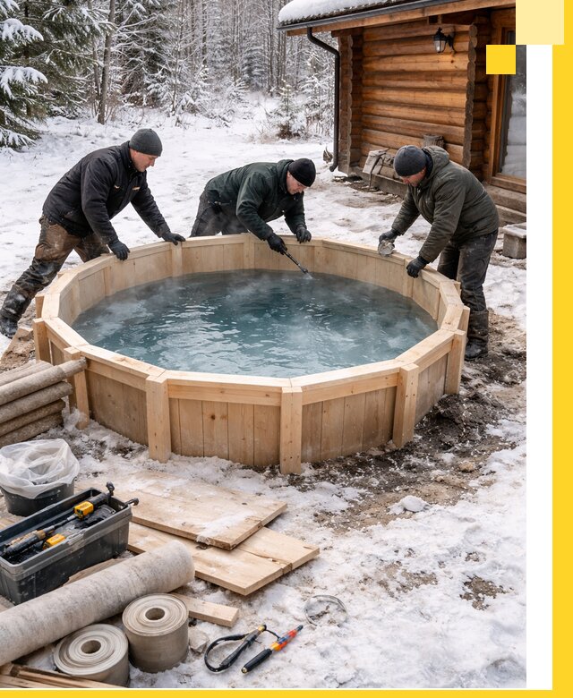 Изготовление и установка ледяных купелей под ключ в Лыткарине